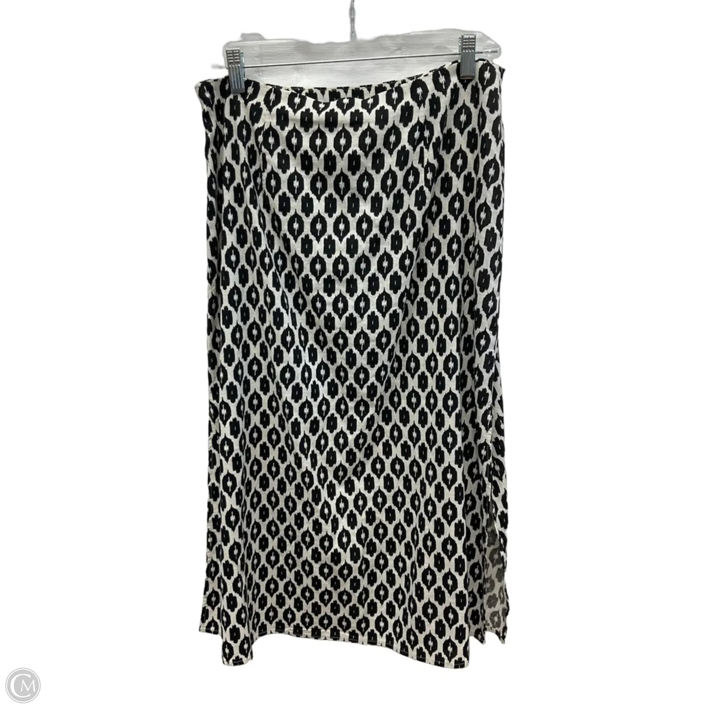 Skirt Maxi By Marine Layer In Black & Cream, Size: M