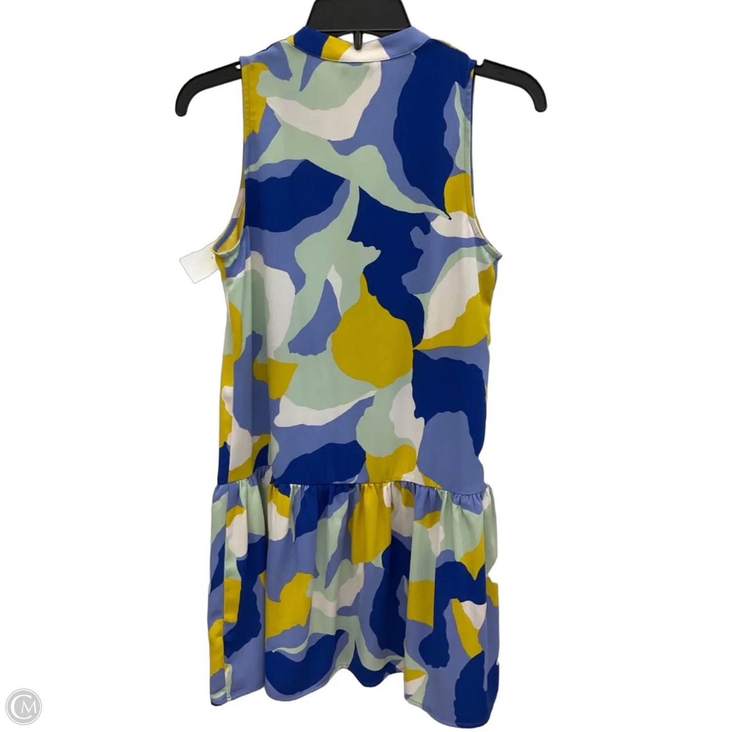 Dress Casual Short By Nine West Apparel In Blue & Yellow, Size: Xs
