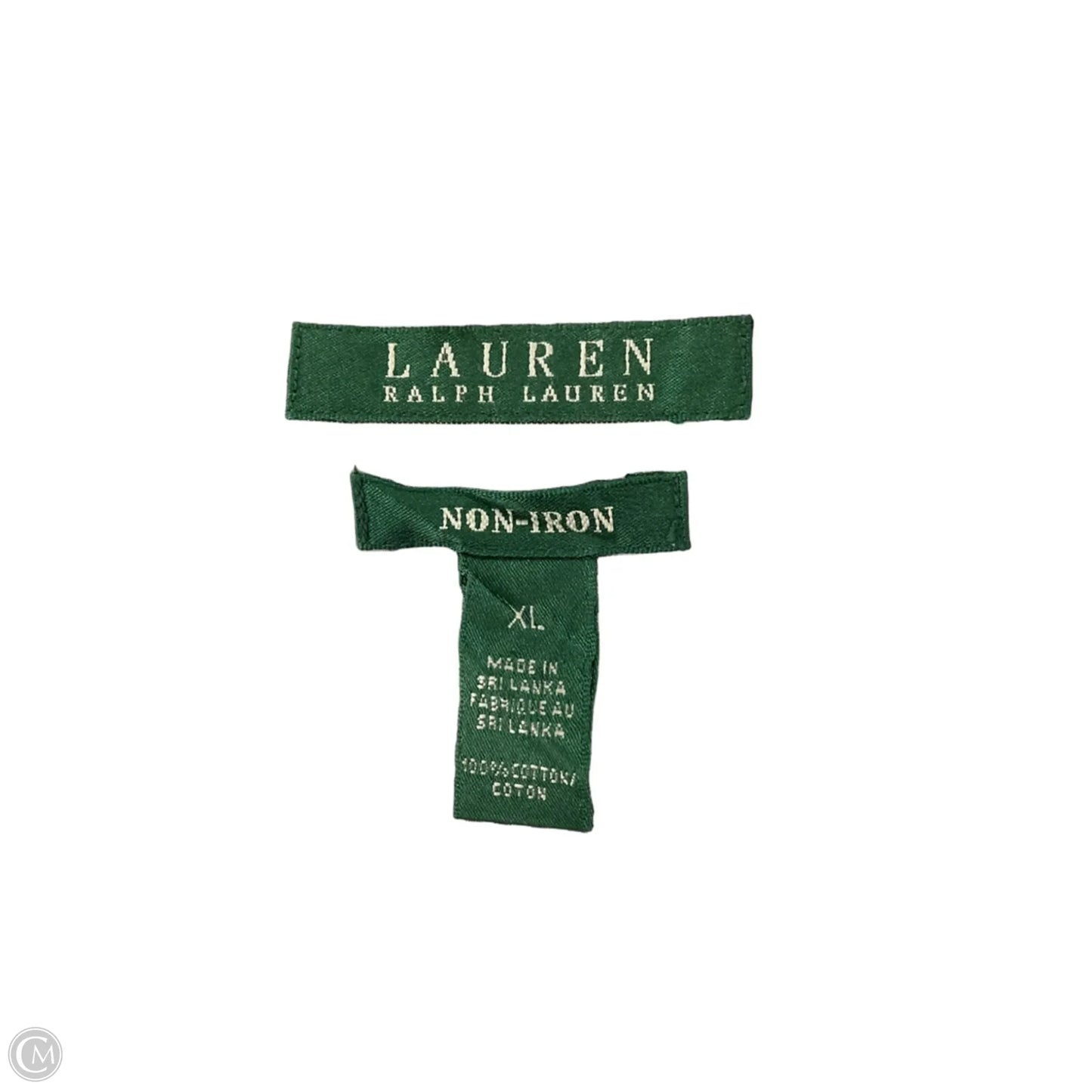 Blouse Sleeveless By Lauren By Ralph Lauren In Striped Pattern, Size: Xl