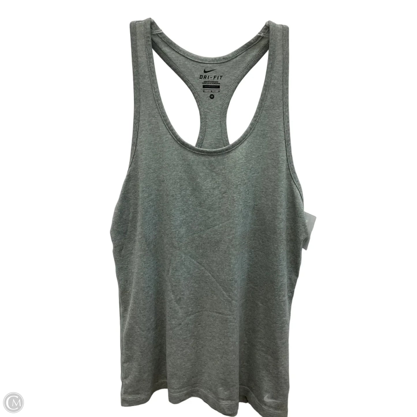 Athletic Tank Top By Nike Apparel In Grey, Size: M