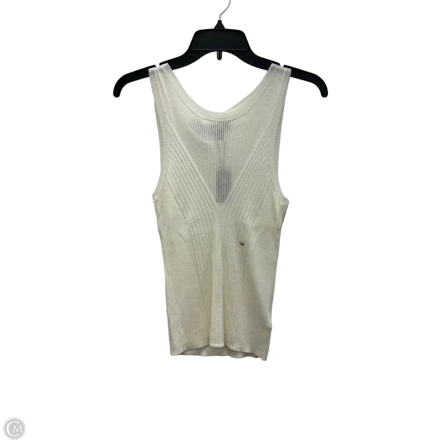 Top Sleeveless By Express In Cream, Size: Xs