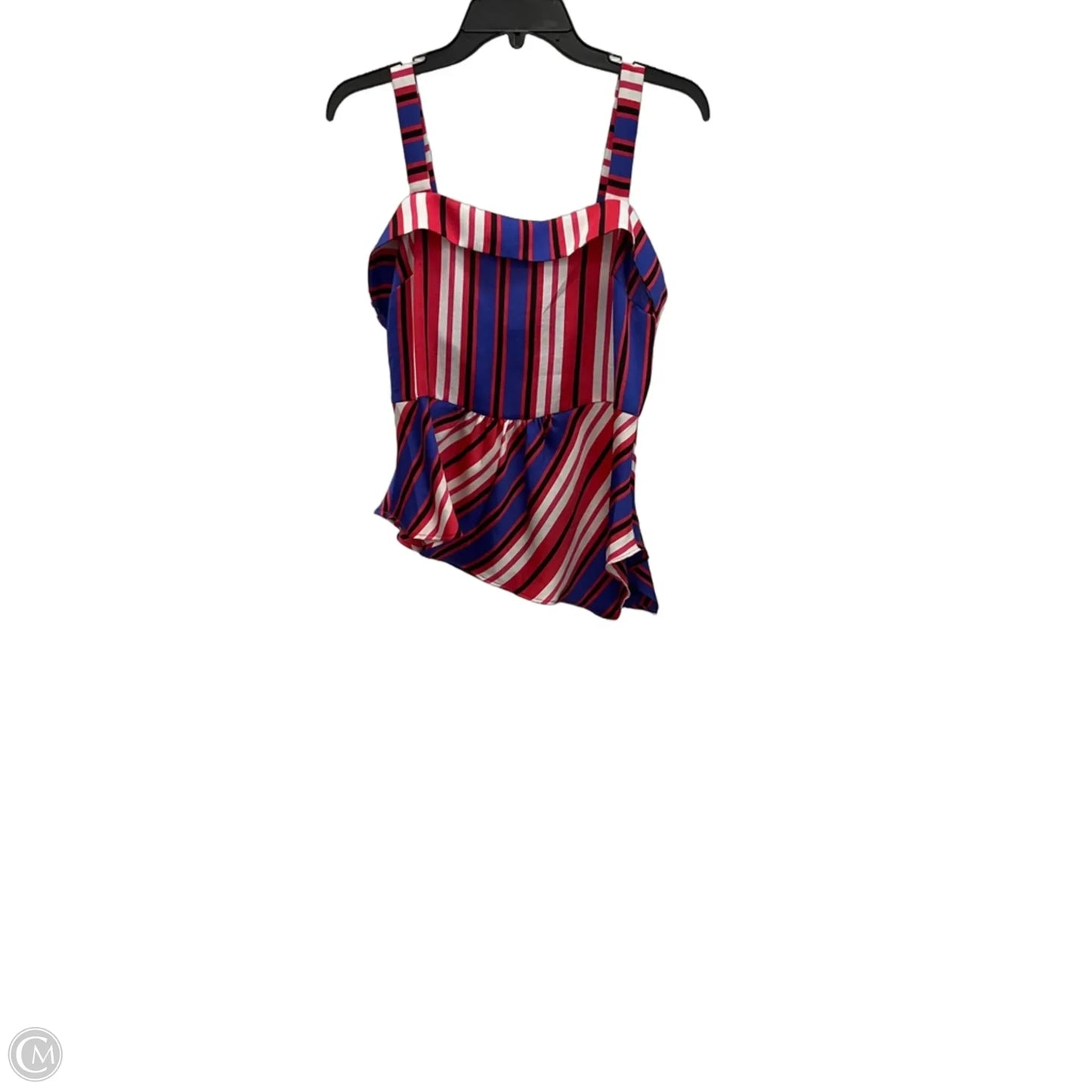 Top Sleeveless By Express In Striped Pattern, Size: S