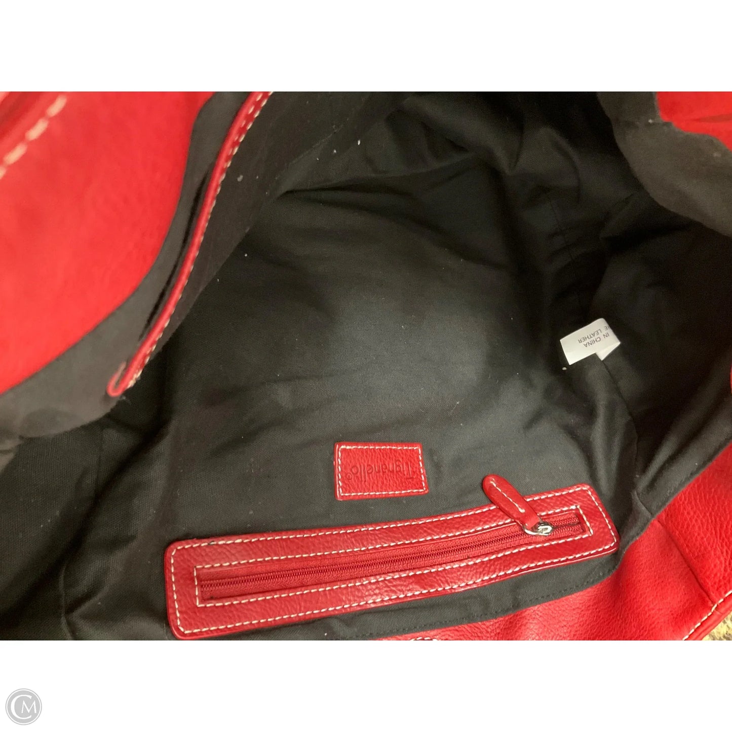 Handbag Leather By Tignanello  Purses, Size: Large