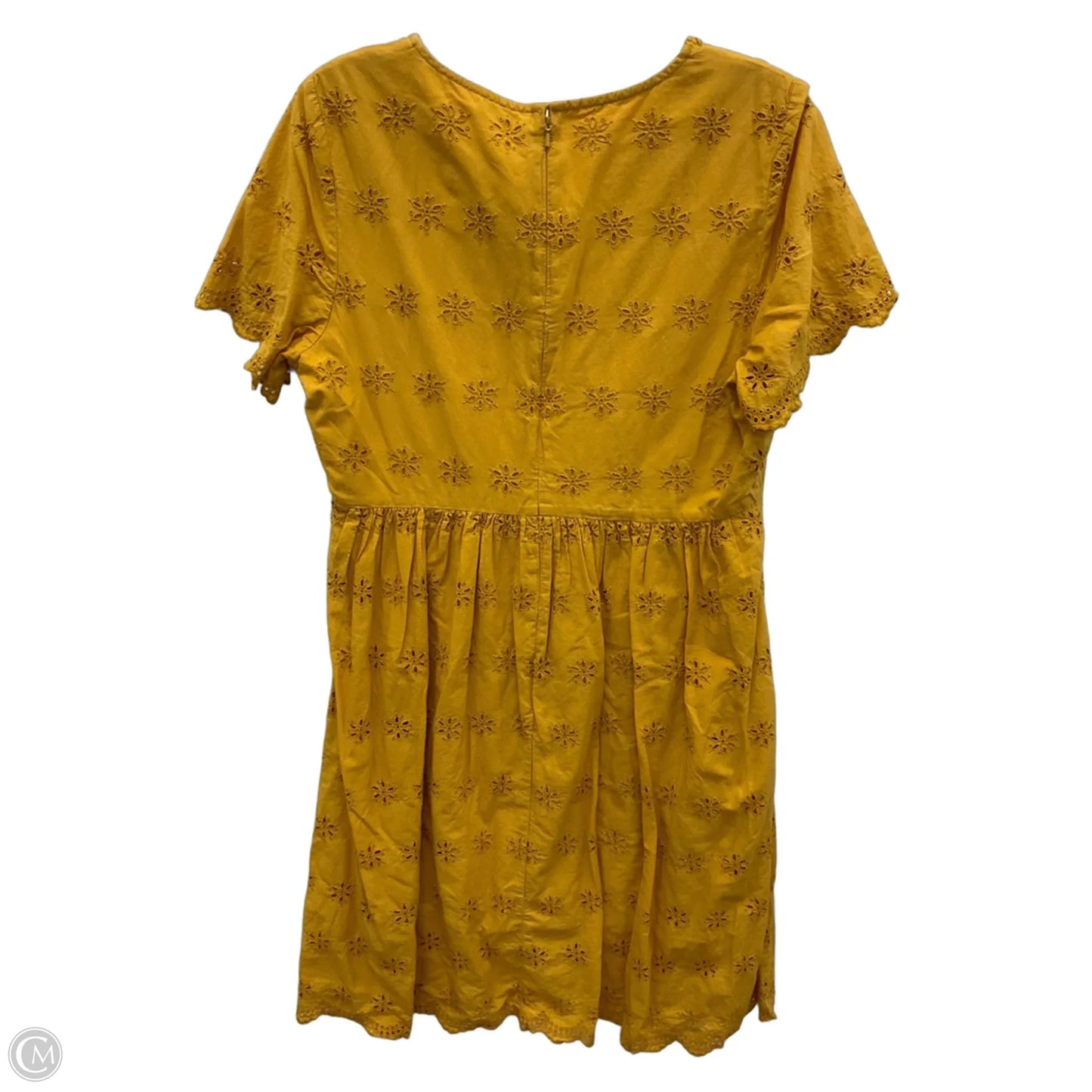 Dress Casual Short By Madewell In Yellow, Size: Xl