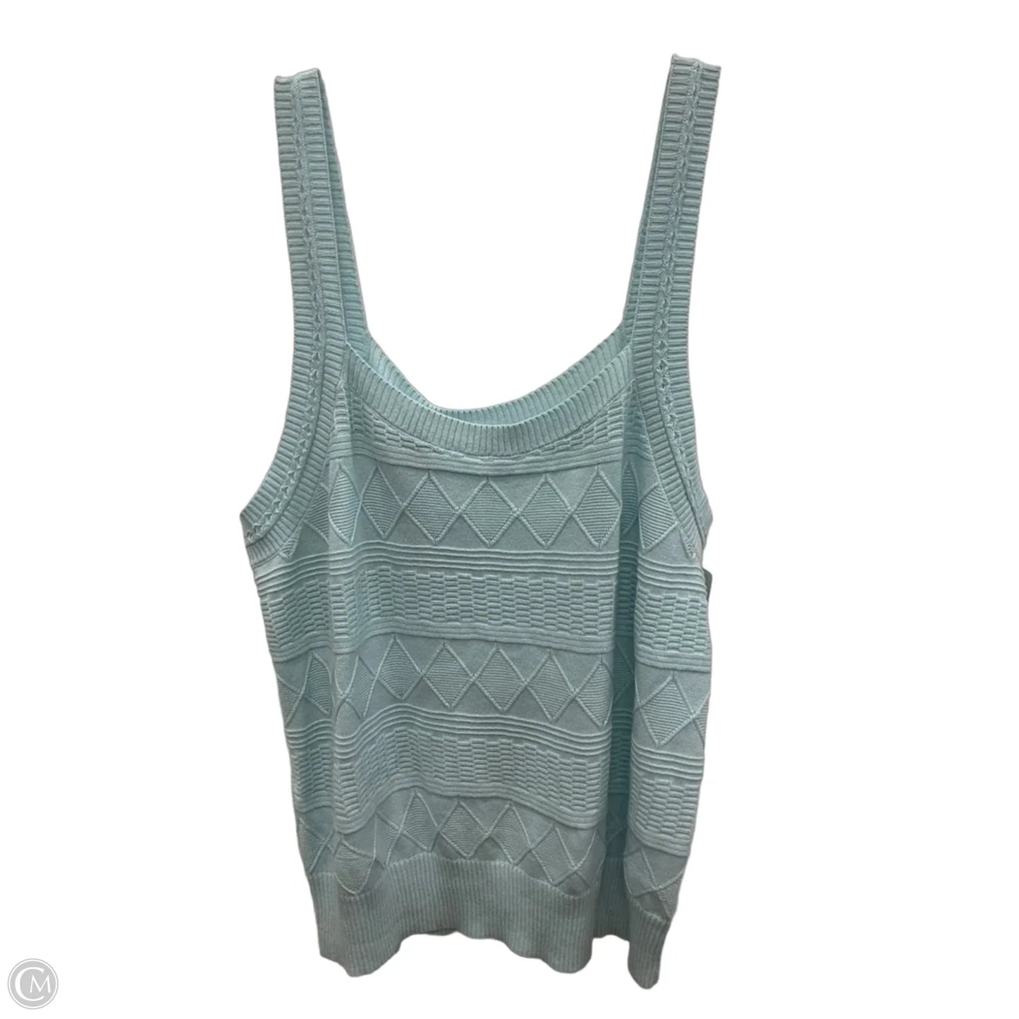 Top Sleeveless By Talbots In Blue, Size: M