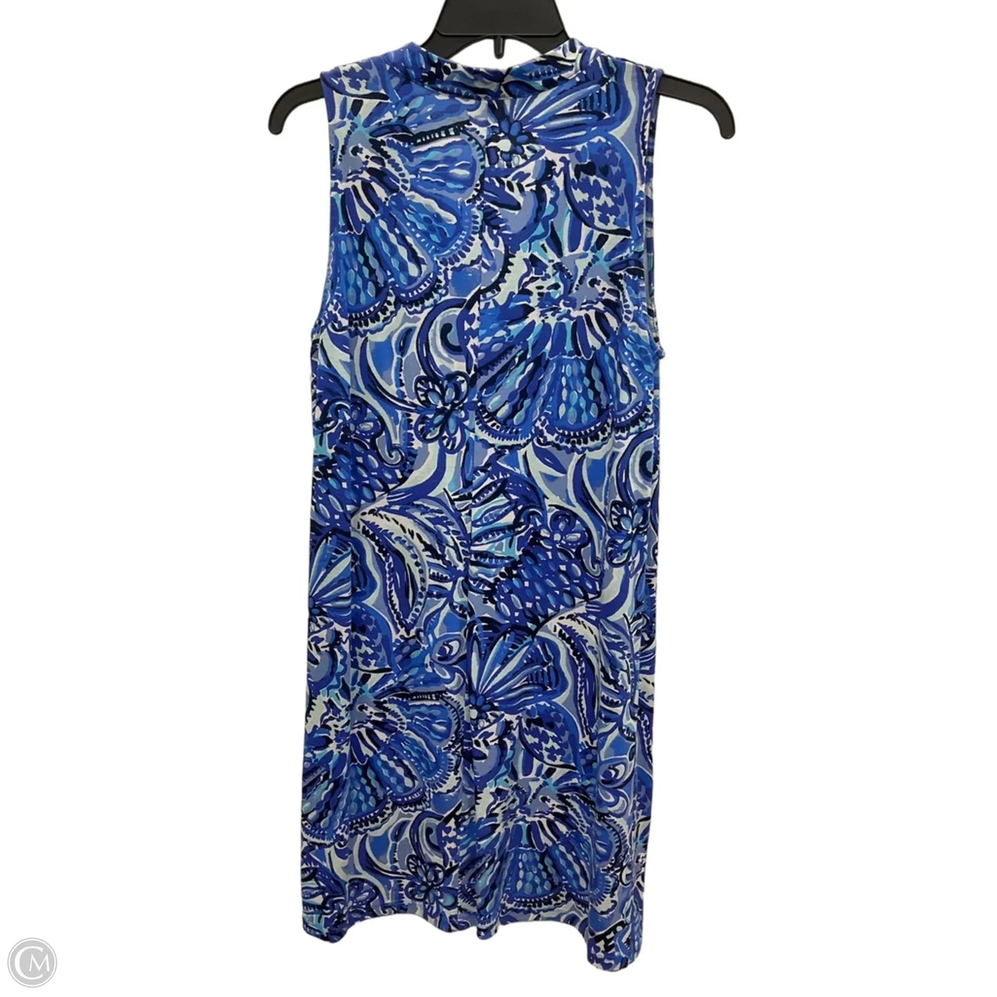 Dress Designer By Lilly Pulitzer In Blue & White, Size: M