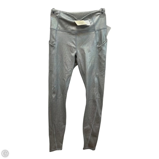 Athletic Leggings By Fabletics In Silver, Size: S