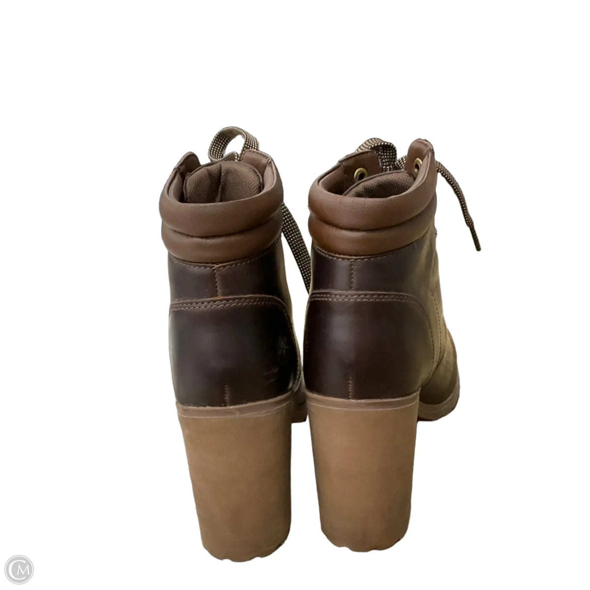 Boots Leather By Timberland In Brown, Size: 8.5