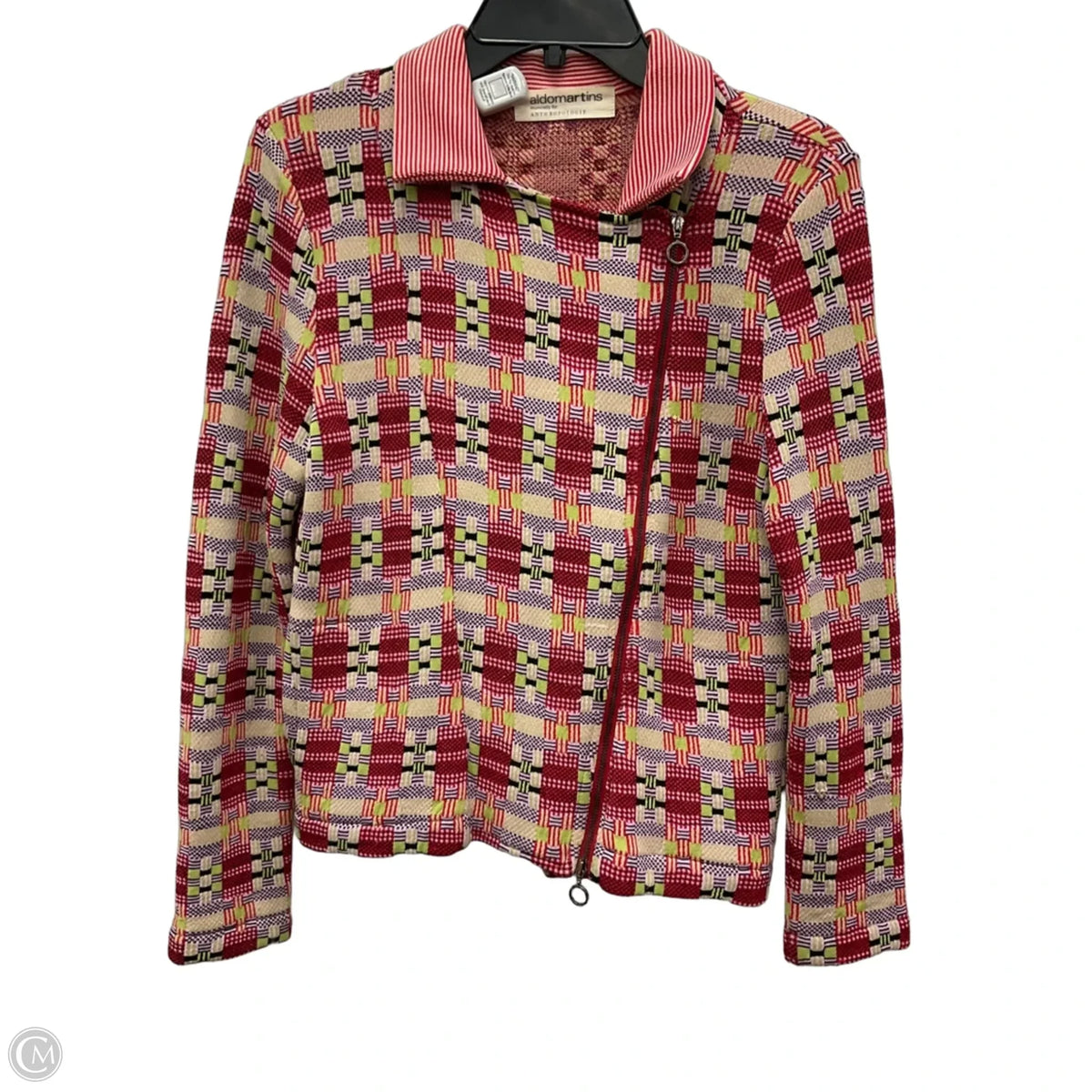 Jacket Other By Aldomartins In Plaid Pattern, Size: S