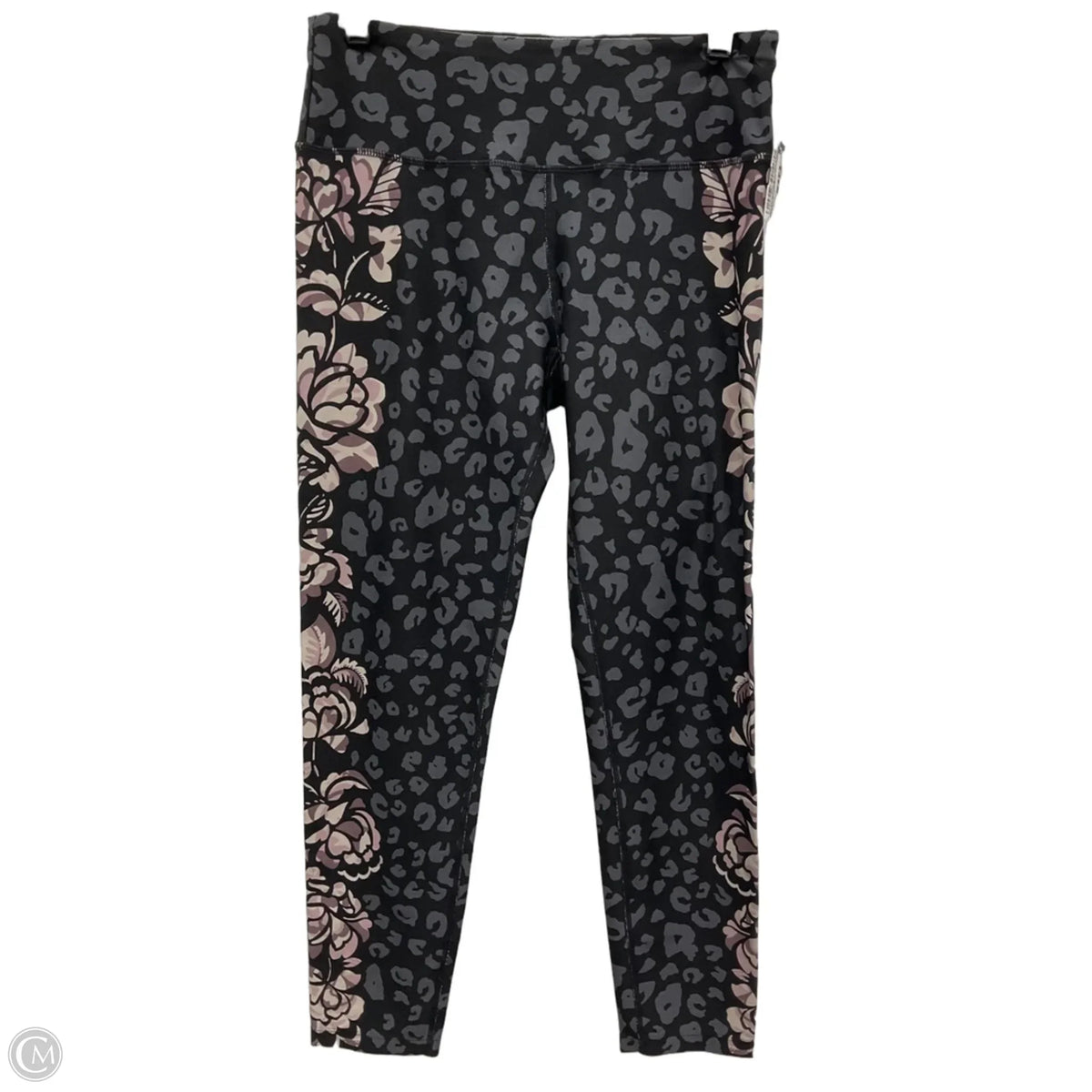 Athletic Leggings By Calvin Klein Performance In Leopard Print, Size: M