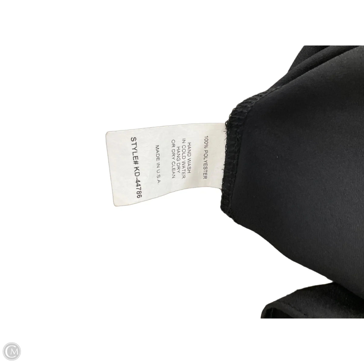 Top Short Sleeve By Kld In Black, Size: L