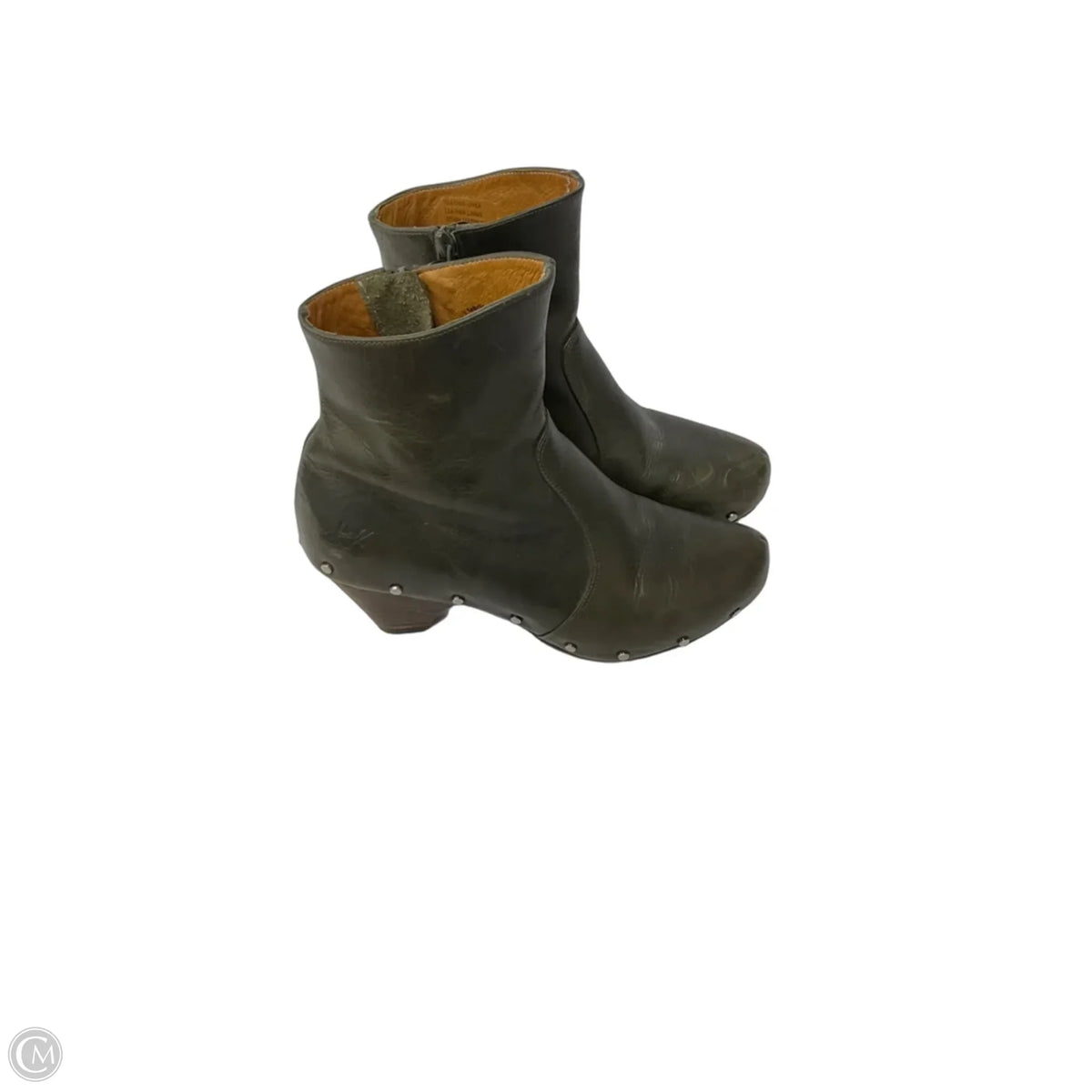 Boots Leather By Cma In Green, Size: 7