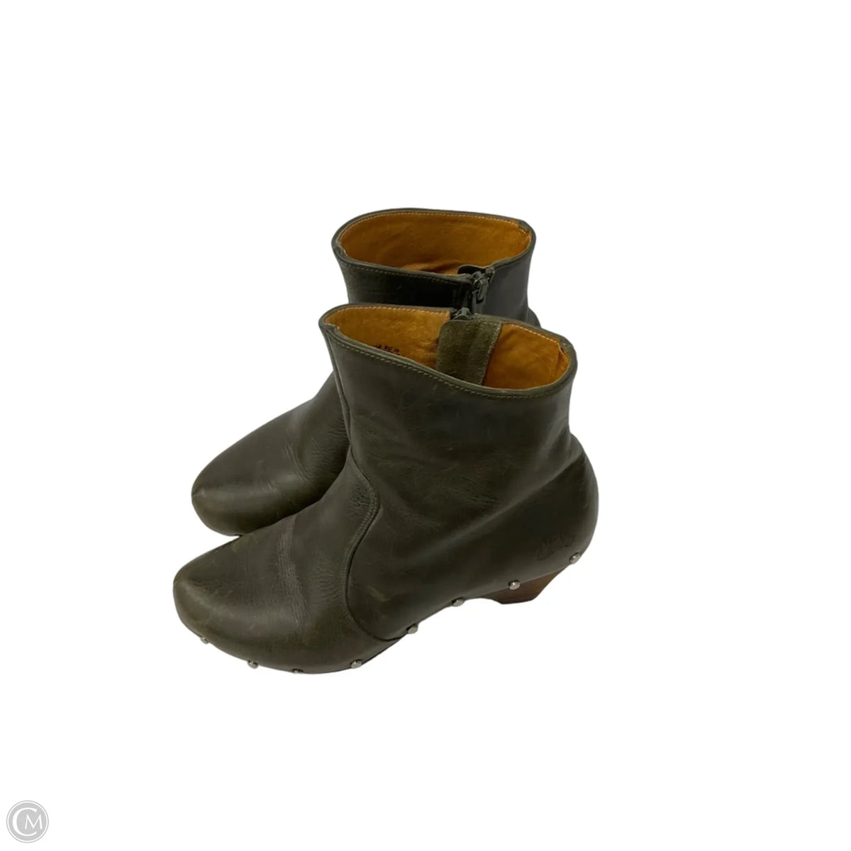 Boots Leather By Cma In Green, Size: 7