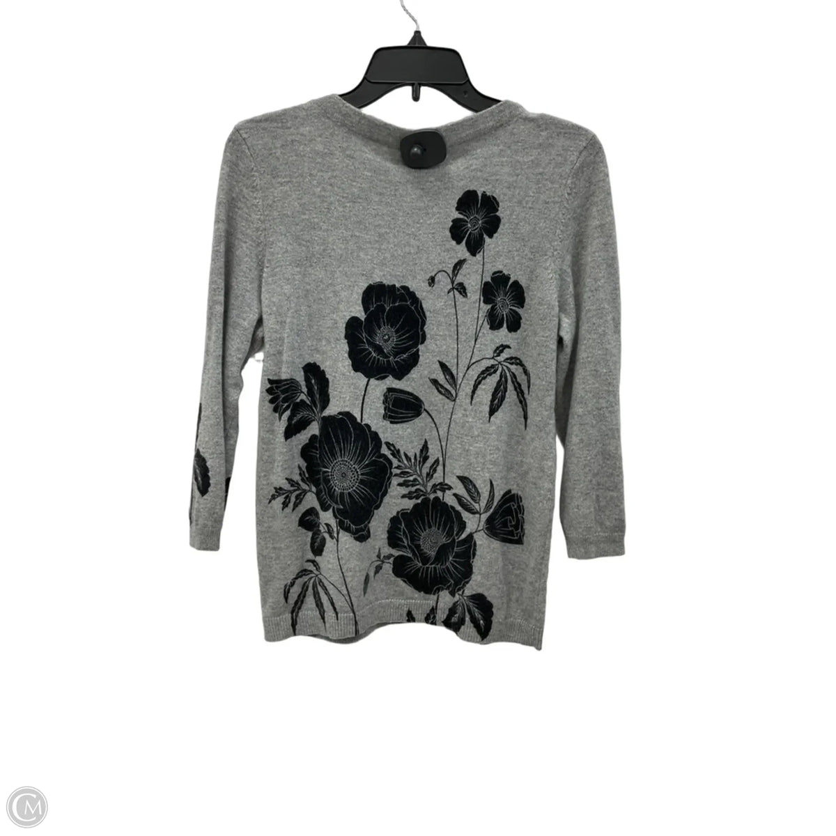 Sweater Cashmere By Talbots In Grey, Size: Lp
