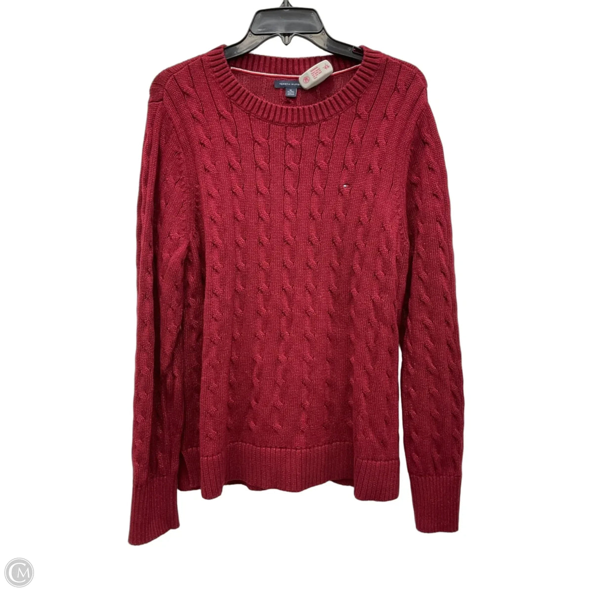 Sweater By Tommy Hilfiger In Red, Size: Xl