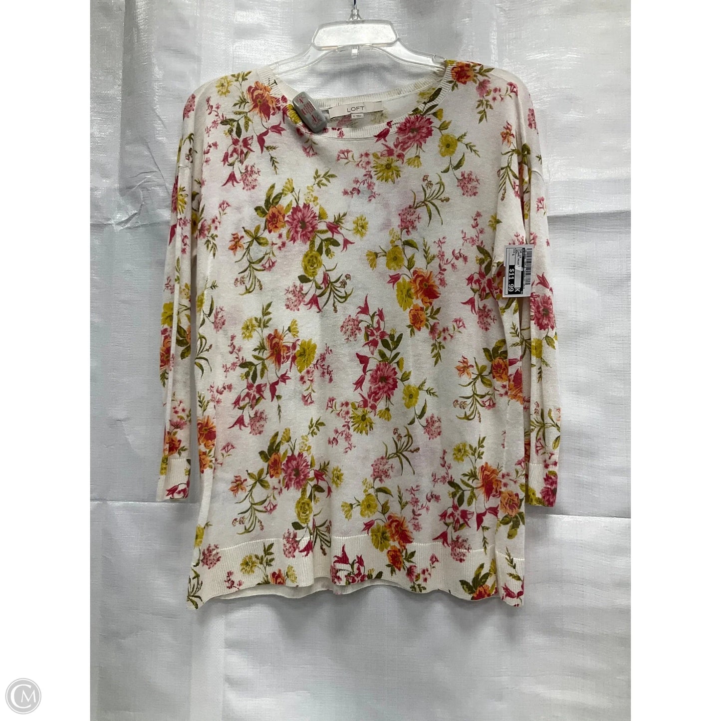 Top Long Sleeve By Logg In Floral Print, Size: S