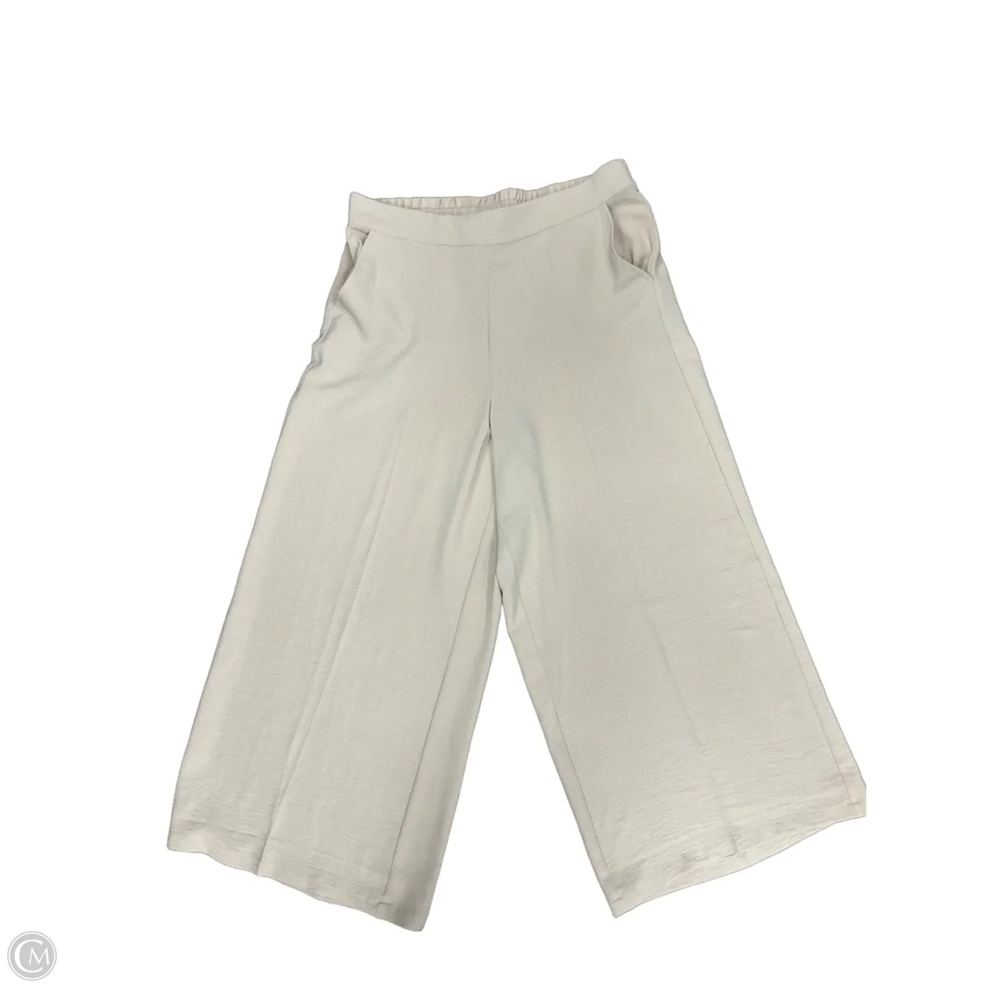 Pants Wide Leg By Adrianna Papell In Tan, Size: Xl