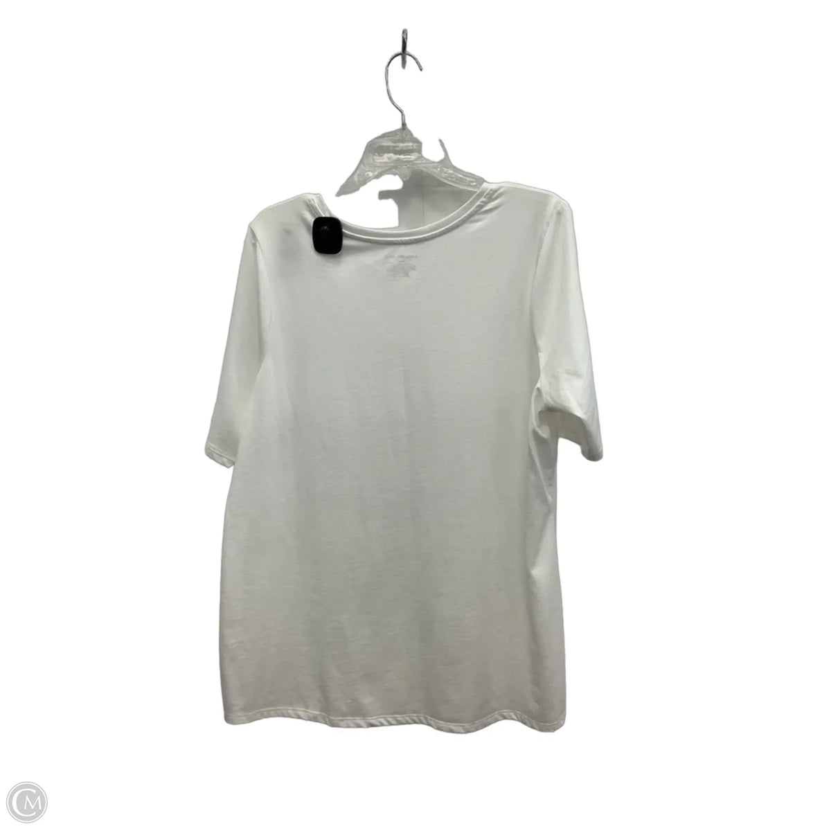 Top Short Sleeve Basic By Lane Bryant In White, Size: Large