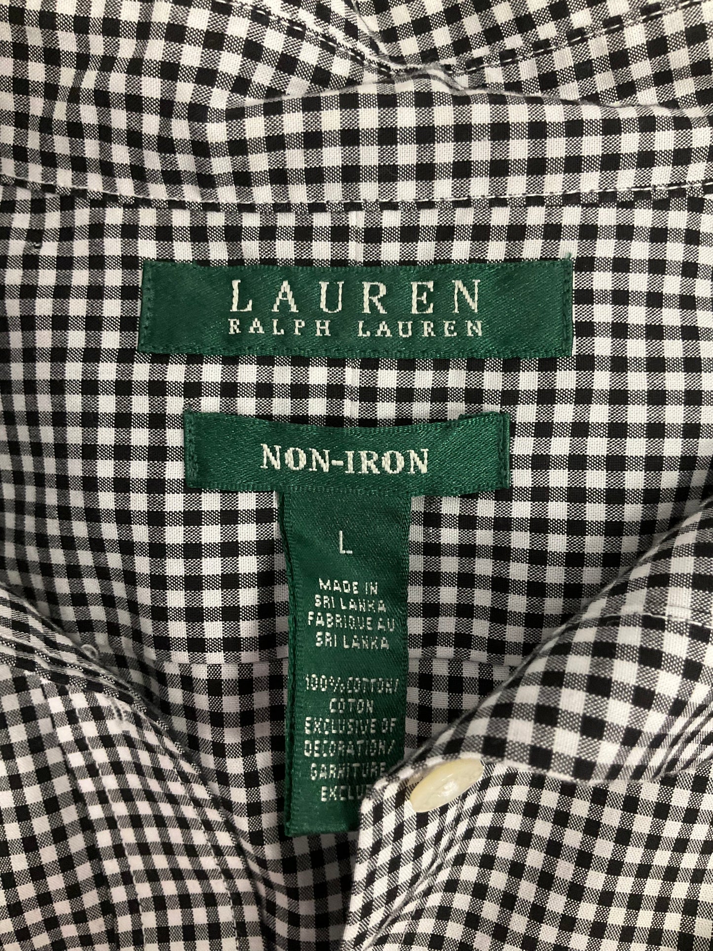 Blouse Long Sleeve By Ralph Lauren  Size: L