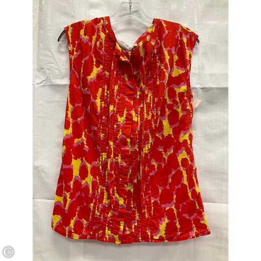 Top Sleeveless By Gap In Orange, Size: S