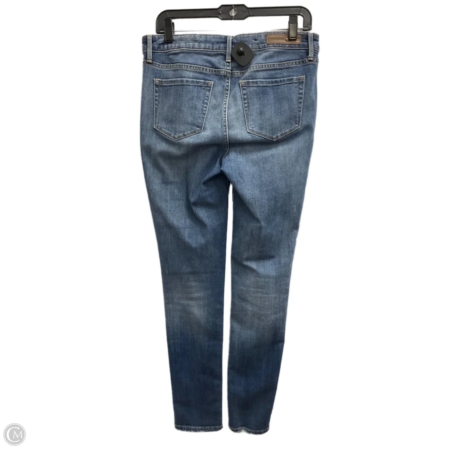 Jeans Skinny By Treasure And Bond In Blue Denim, Size: 8