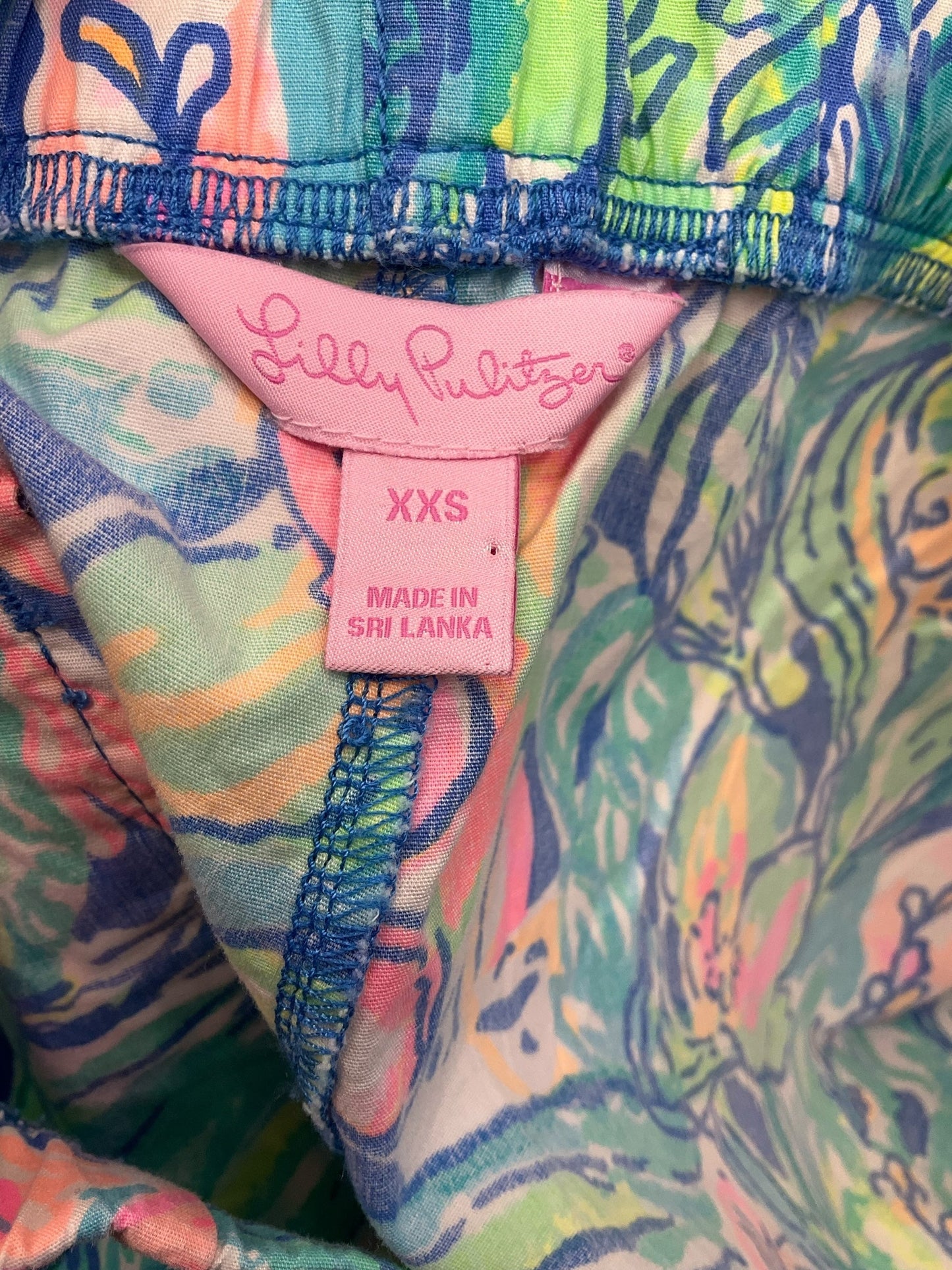 Teal Shorts Lilly Pulitzer, Size Xxs