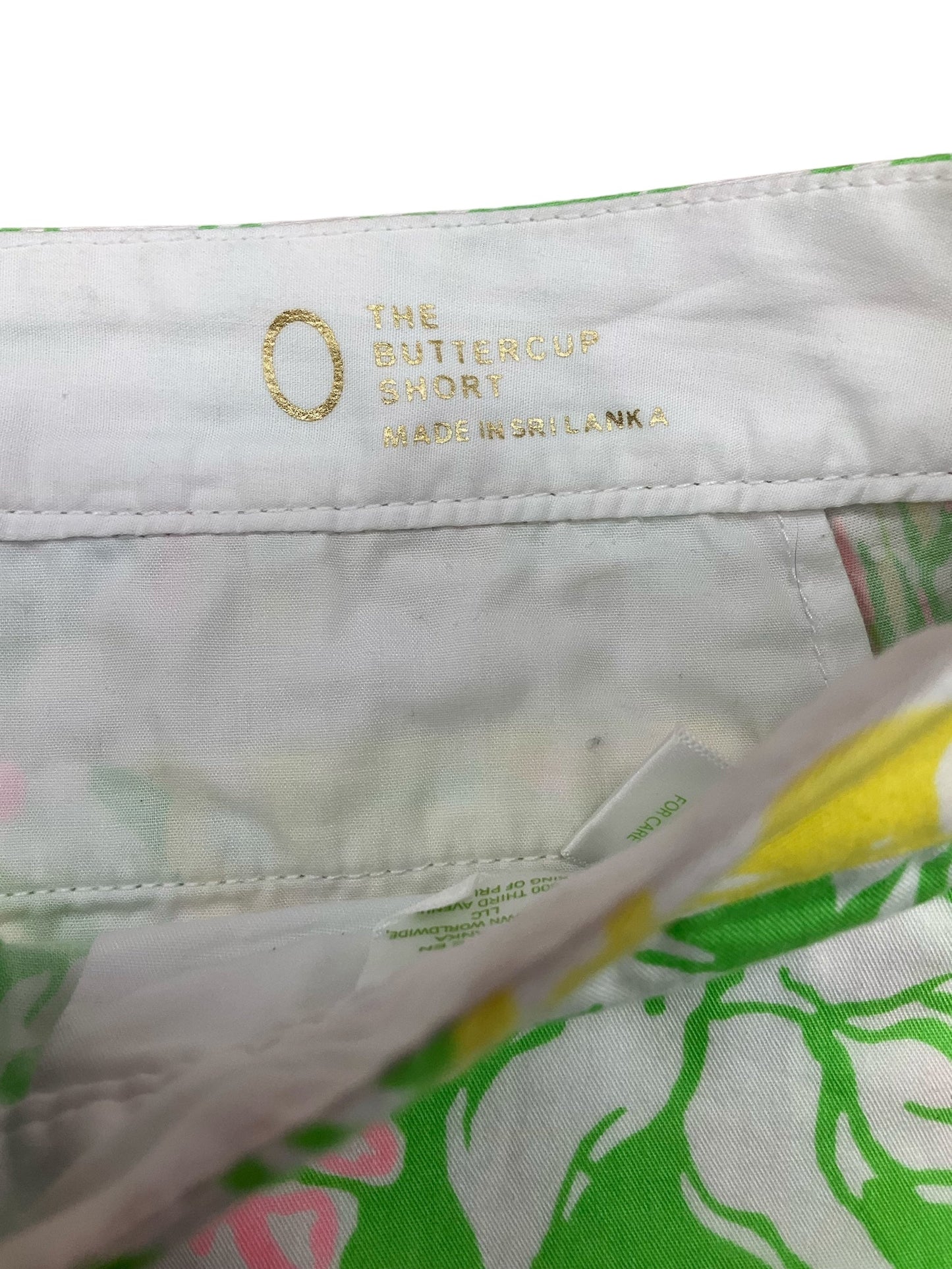 Green Shorts Lilly Pulitzer, Size 0