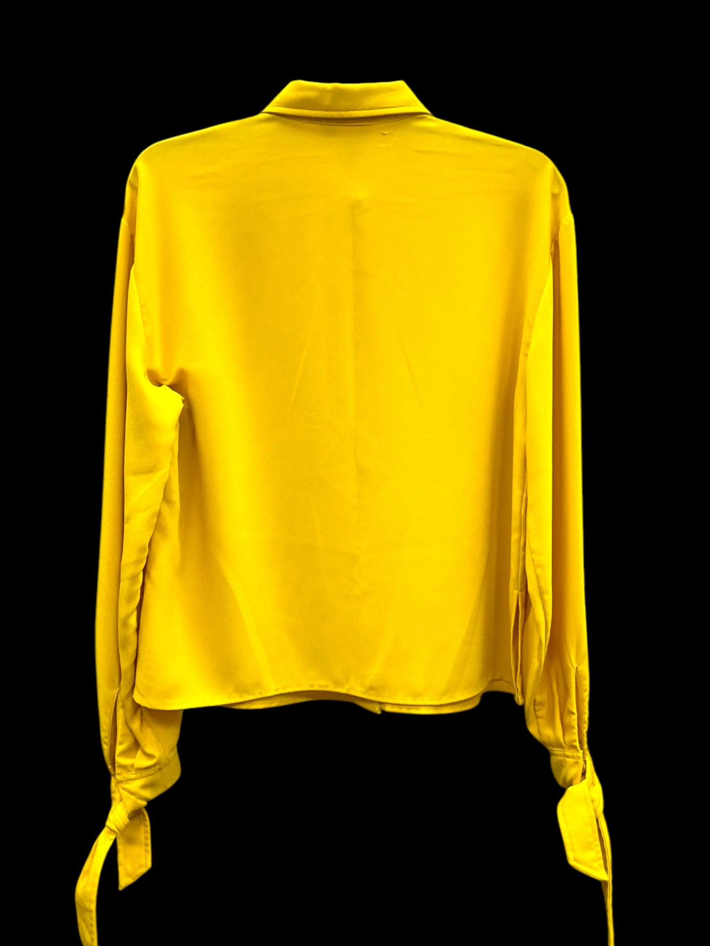 Blouse Long Sleeve By Rachel Zoe In Yellow, Size: Xs