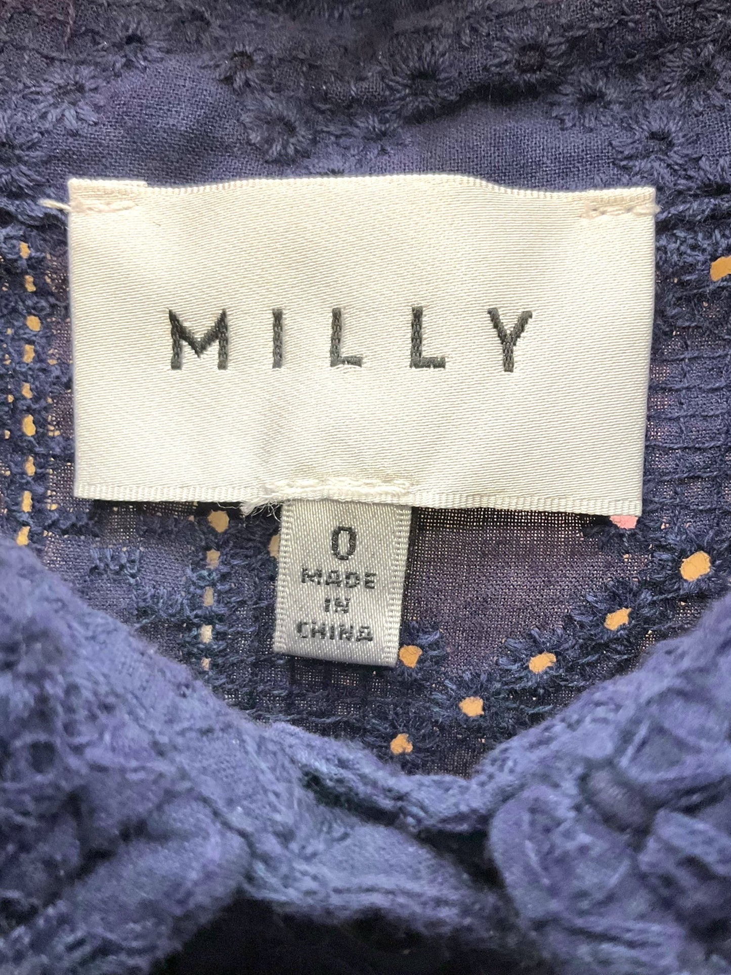 Dress Casual Midi By Milly In Navy, Size: Xs