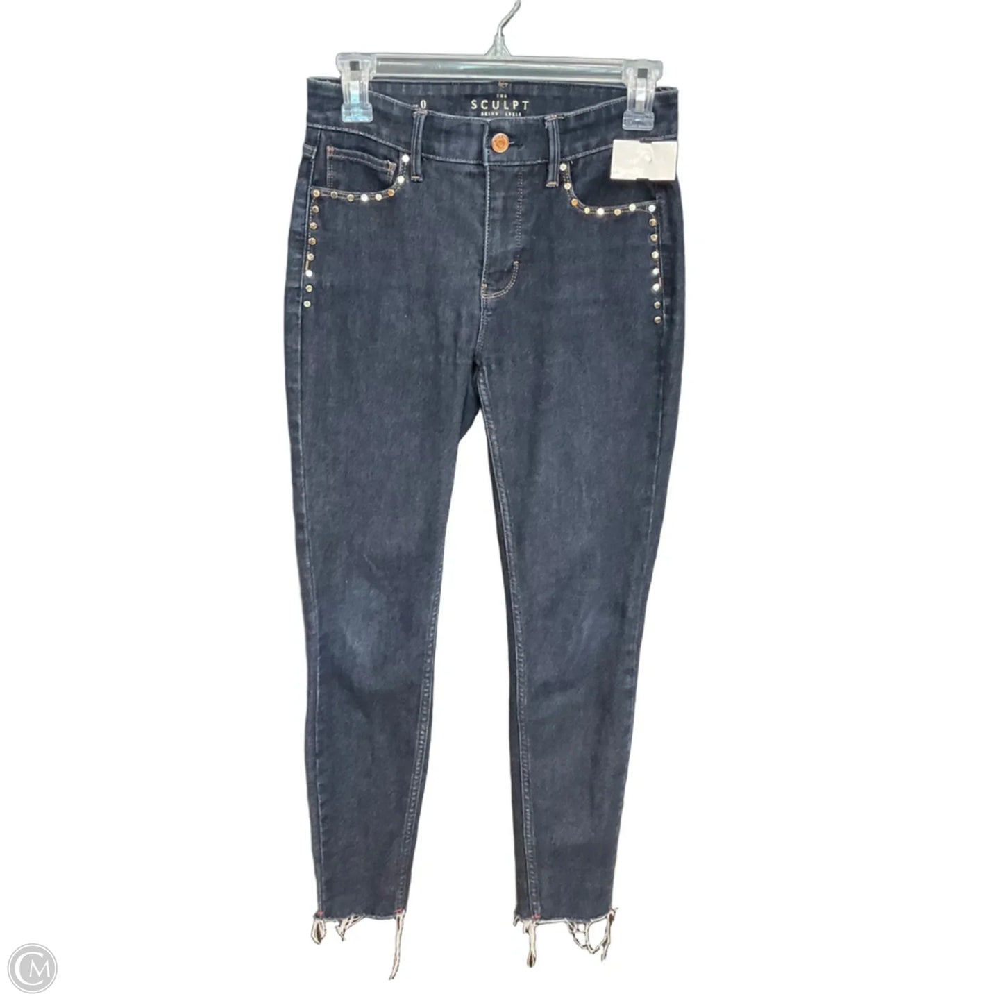 Jeans Skinny By White House Black Market In Blue Denim, Size: 0