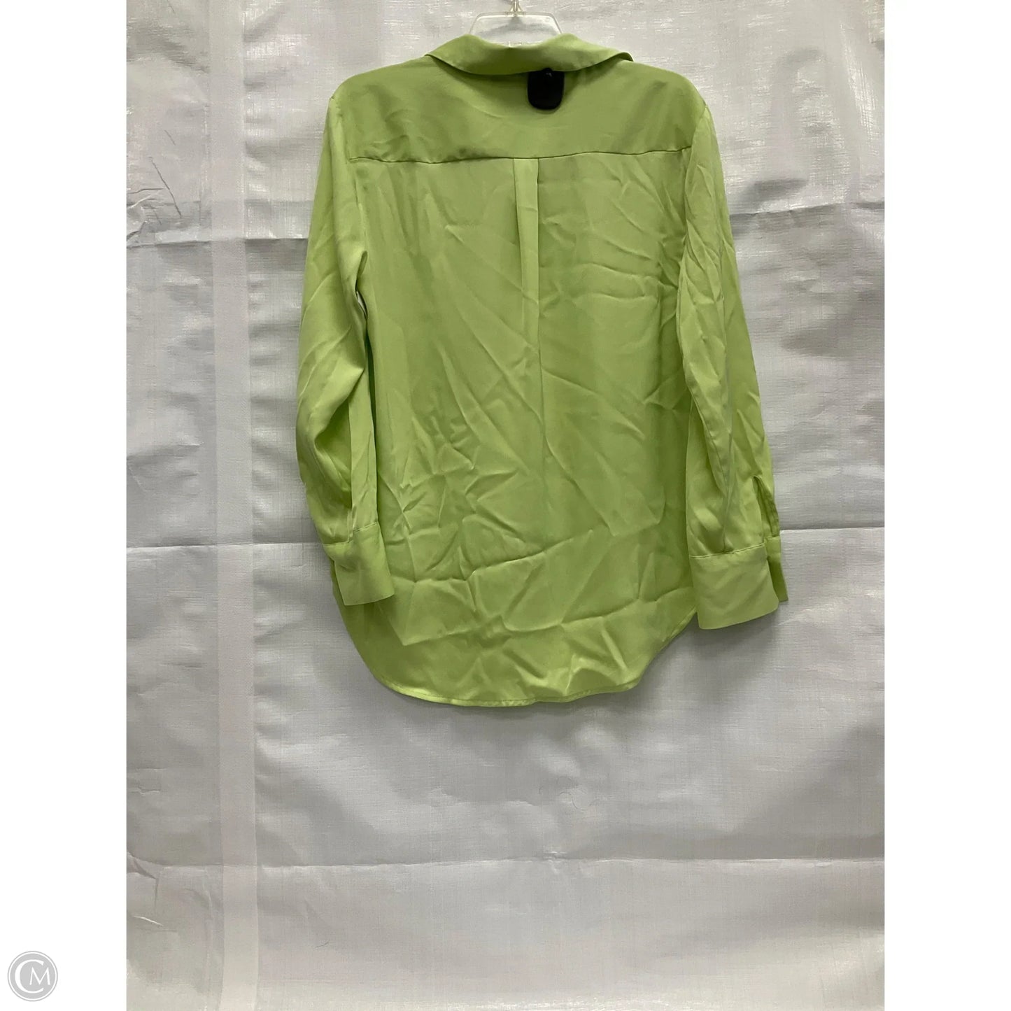 Blouse Long Sleeve By Rachel Zoe In Green, Size: L