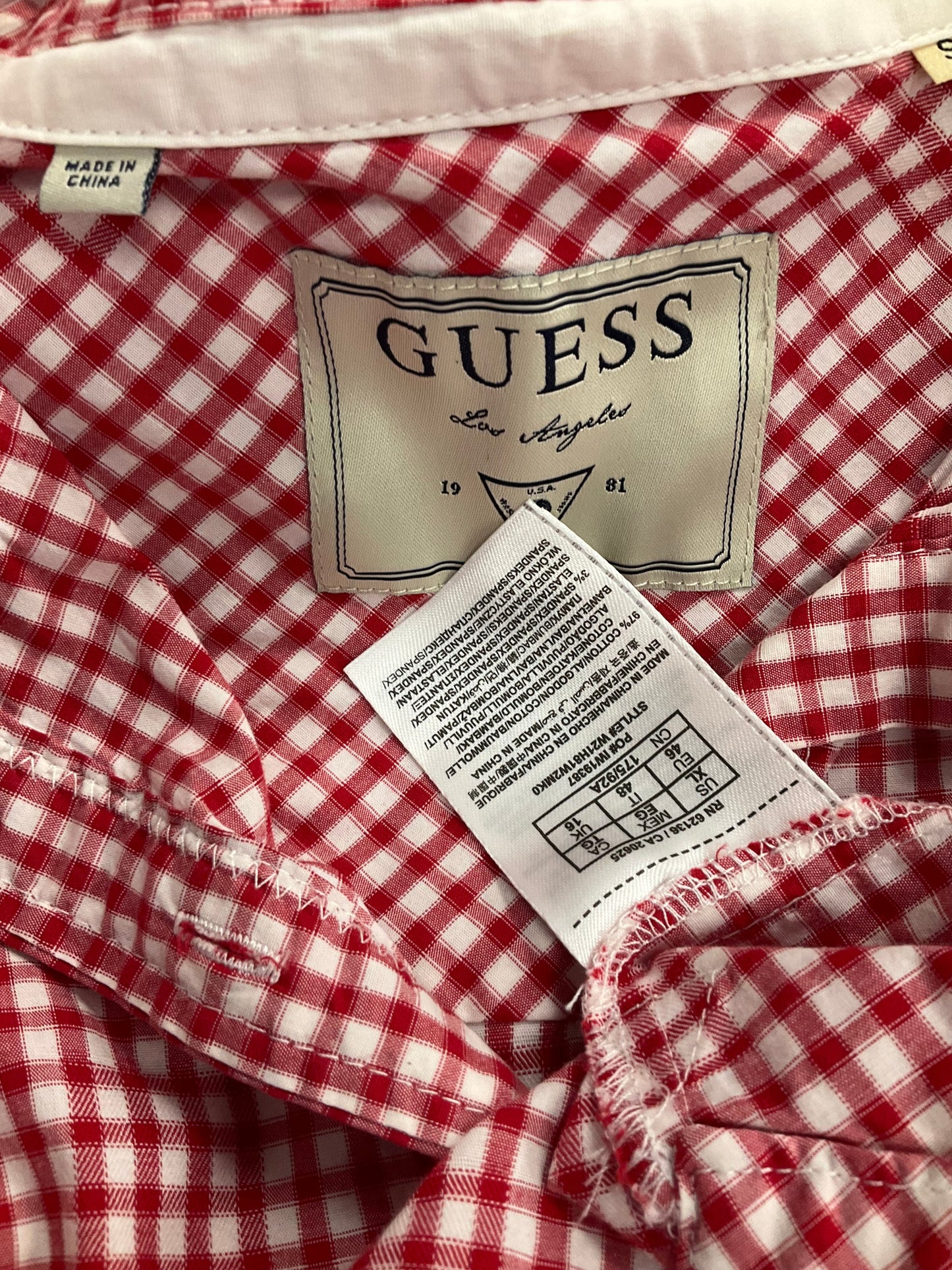 Blouse Long Sleeve By Guess  Size: Xl