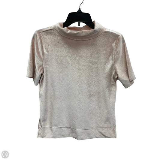 Top Short Sleeve By Anthropologie In Pink, Size: Xs