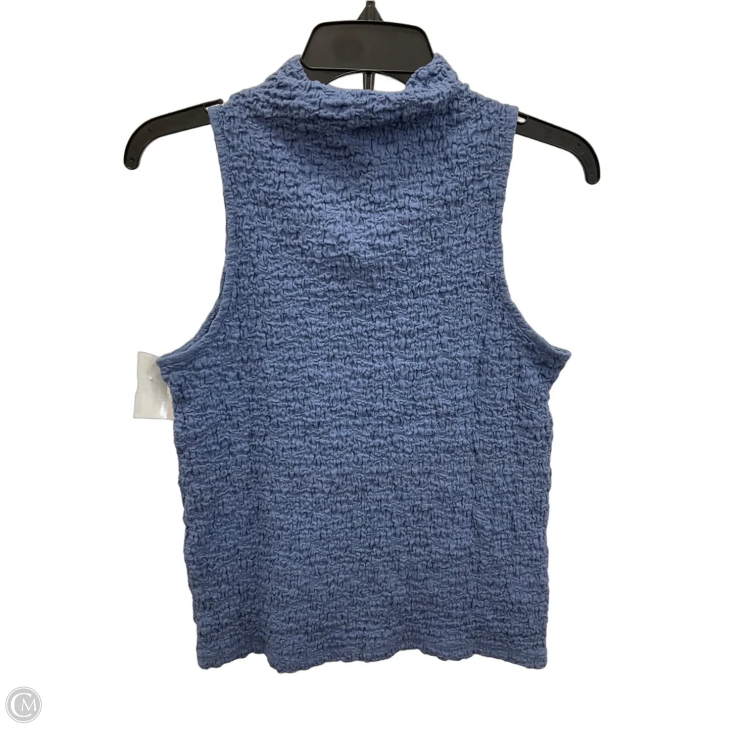 Top Sleeveless By Loft In Blue, Size: M