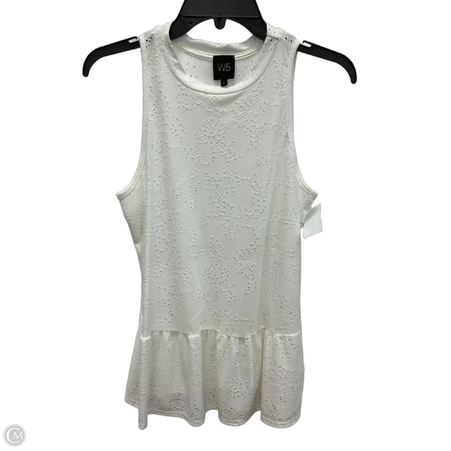 Top Sleeveless By W5 In White, Size: S
