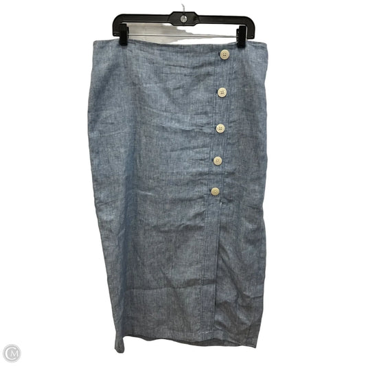 Skirt Maxi By Loft In Blue, Size: 14