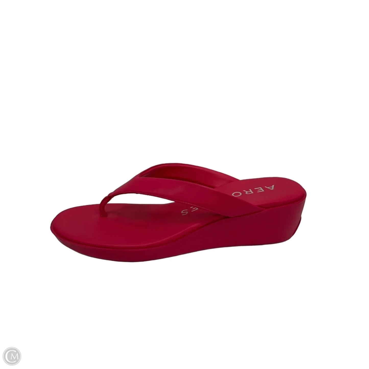 Sandals Heels Wedge By Aerosoles In Pink, Size: 9