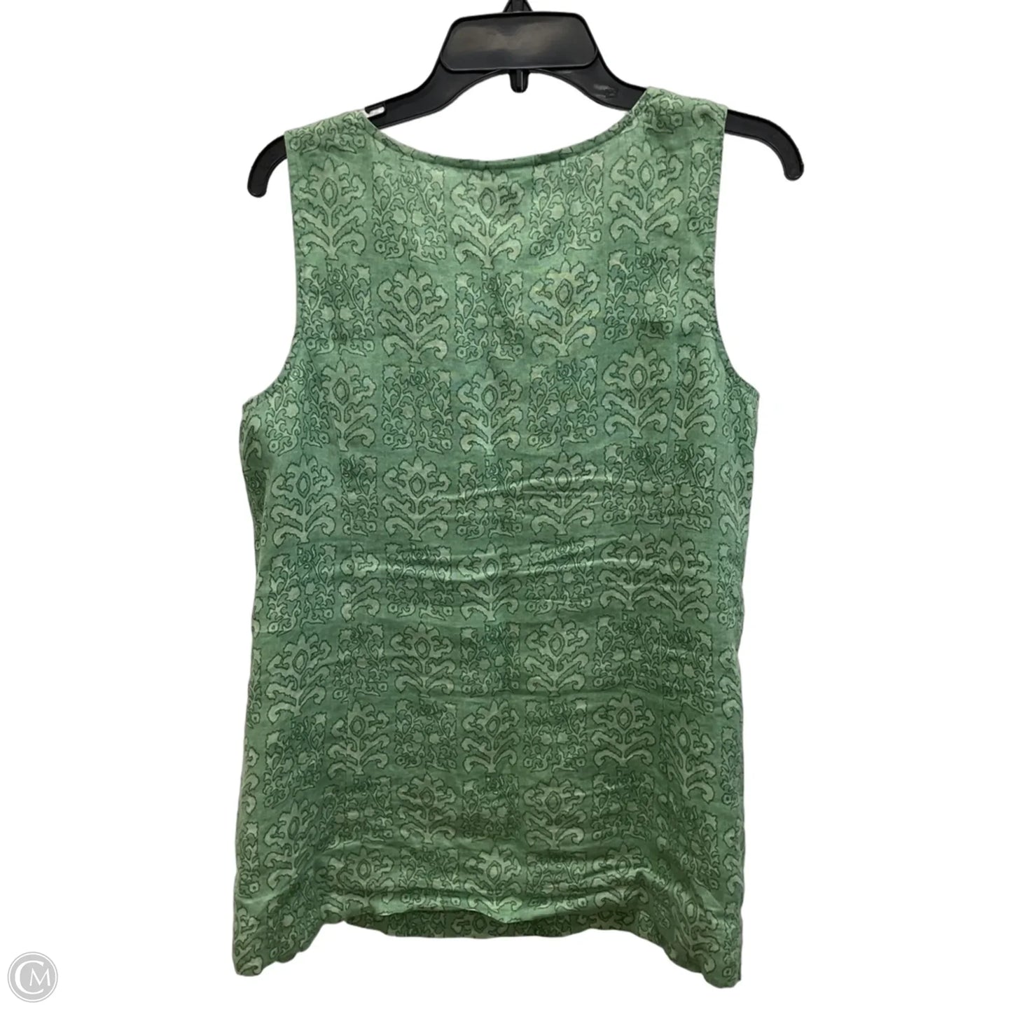 Top Sleeveless By Pure Jill In Green, Size: L