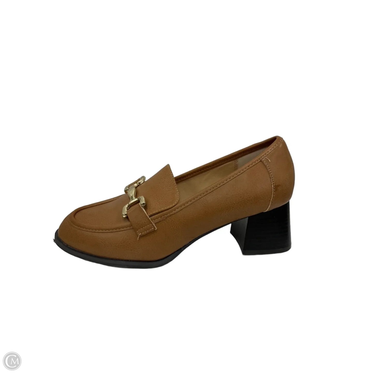 Shoes Heels Block By Adrienne Vittadini In Brown, Size: 9.5