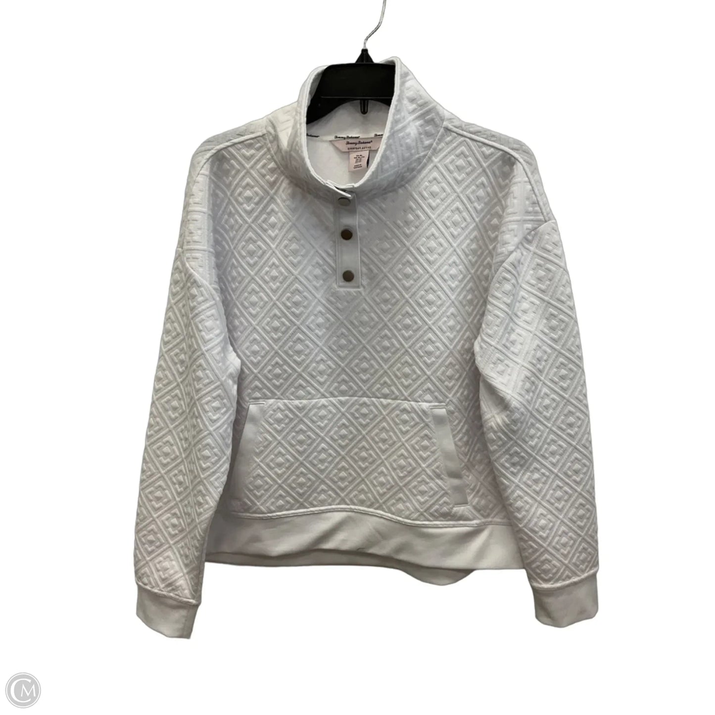 Athletic Sweatshirt Collar By Tommy Bahama In White, Size: Xl