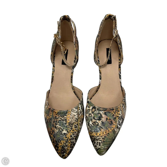 Shoes Heels Kitten By Cmb In Multi-colored, Size: 7.5