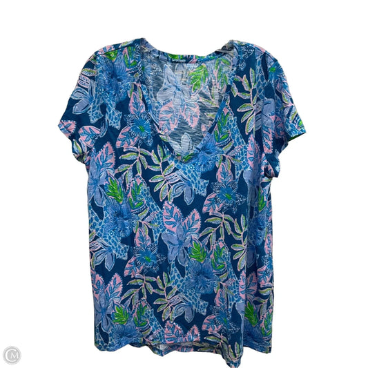 Top Short Sleeve By Lilly Pulitzer In Multi-colored, Size: Xl