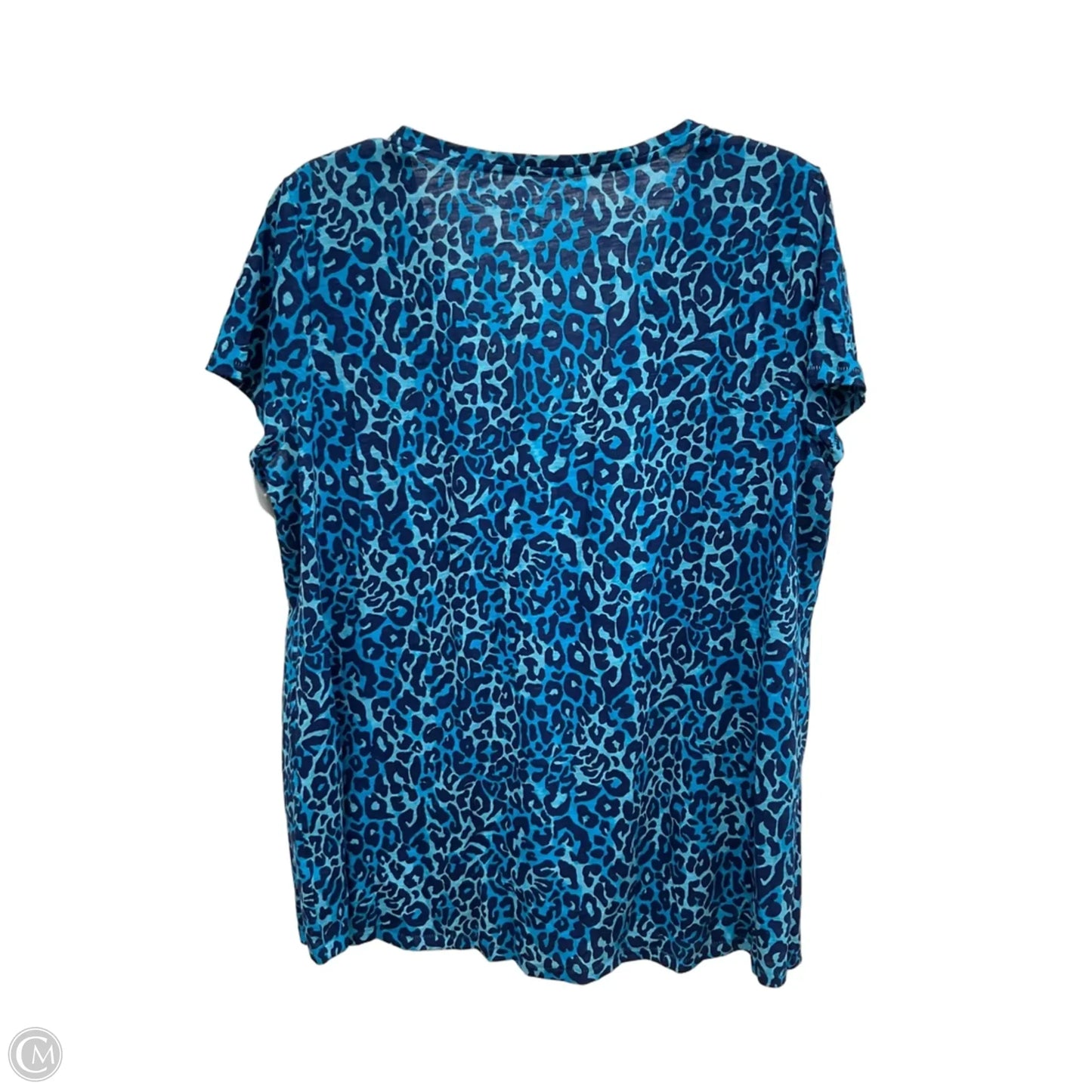 Top Short Sleeve By Lilly Pulitzer In Animal Print, Size: Xl