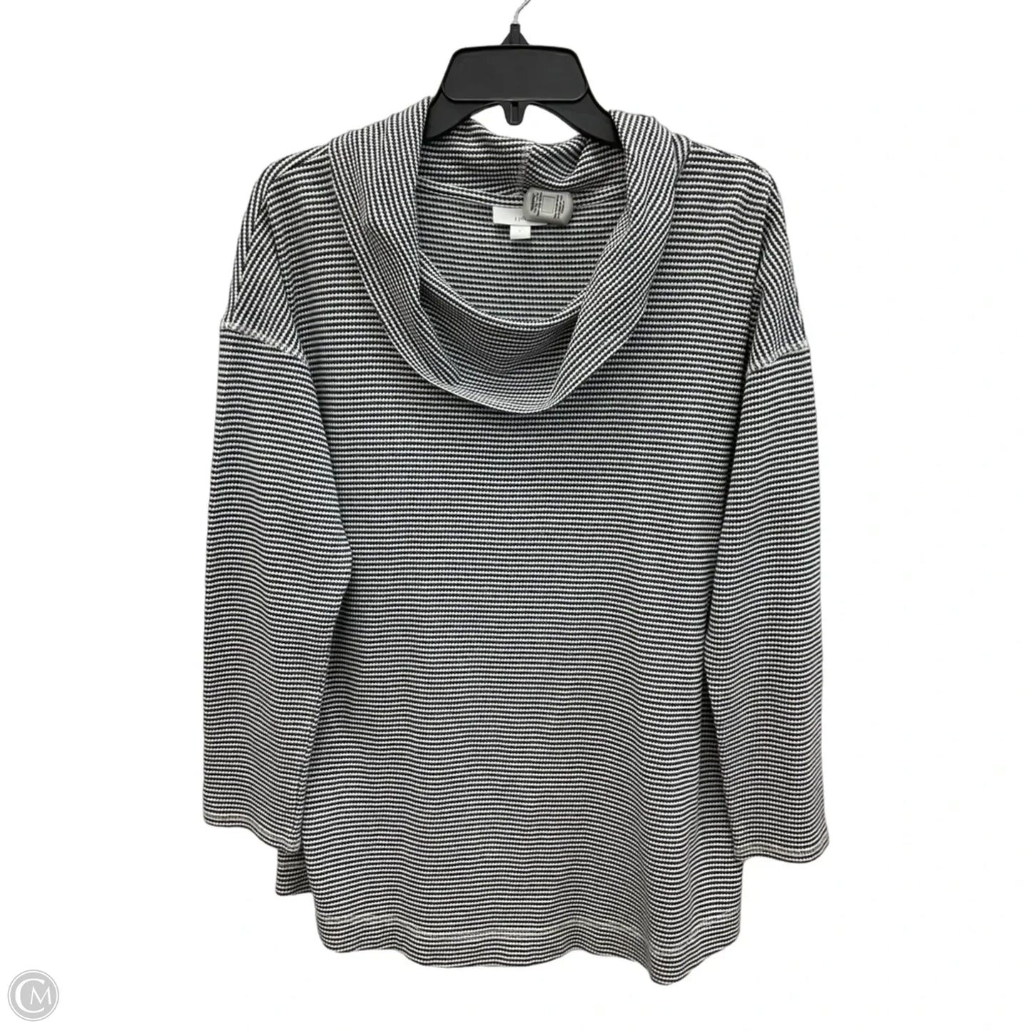 Top Long Sleeve By J. Jill In Striped Pattern, Size: L