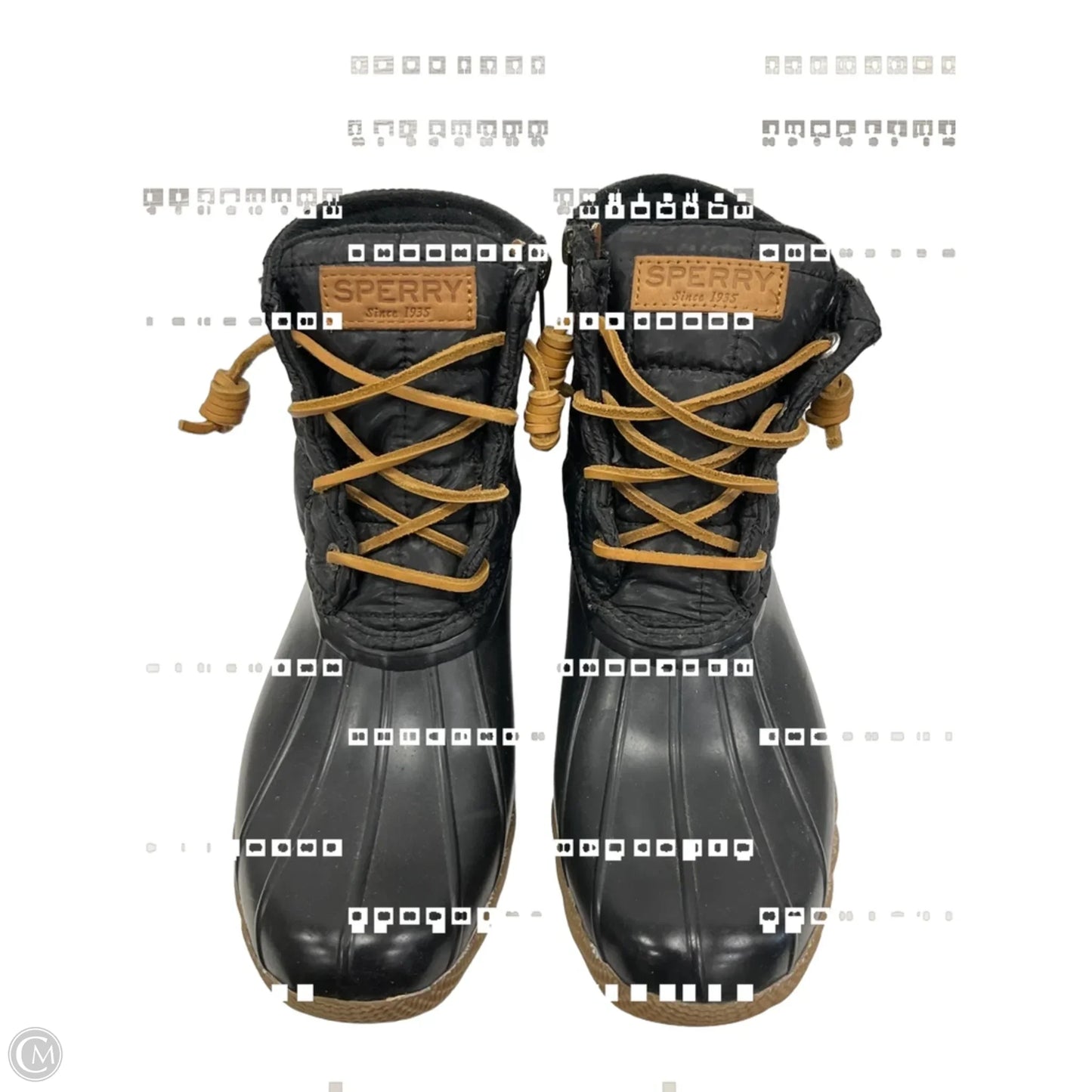 Boots Ankle Flats By Sperry In Black, Size: 7.5