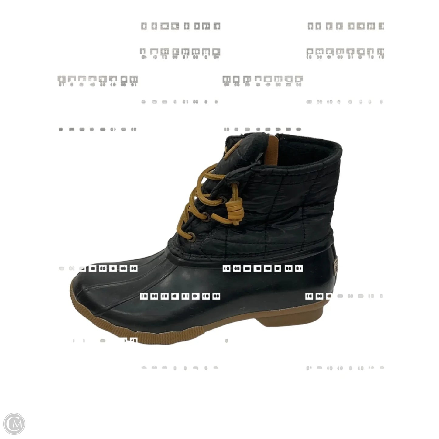 Boots Ankle Flats By Sperry In Black, Size: 7.5