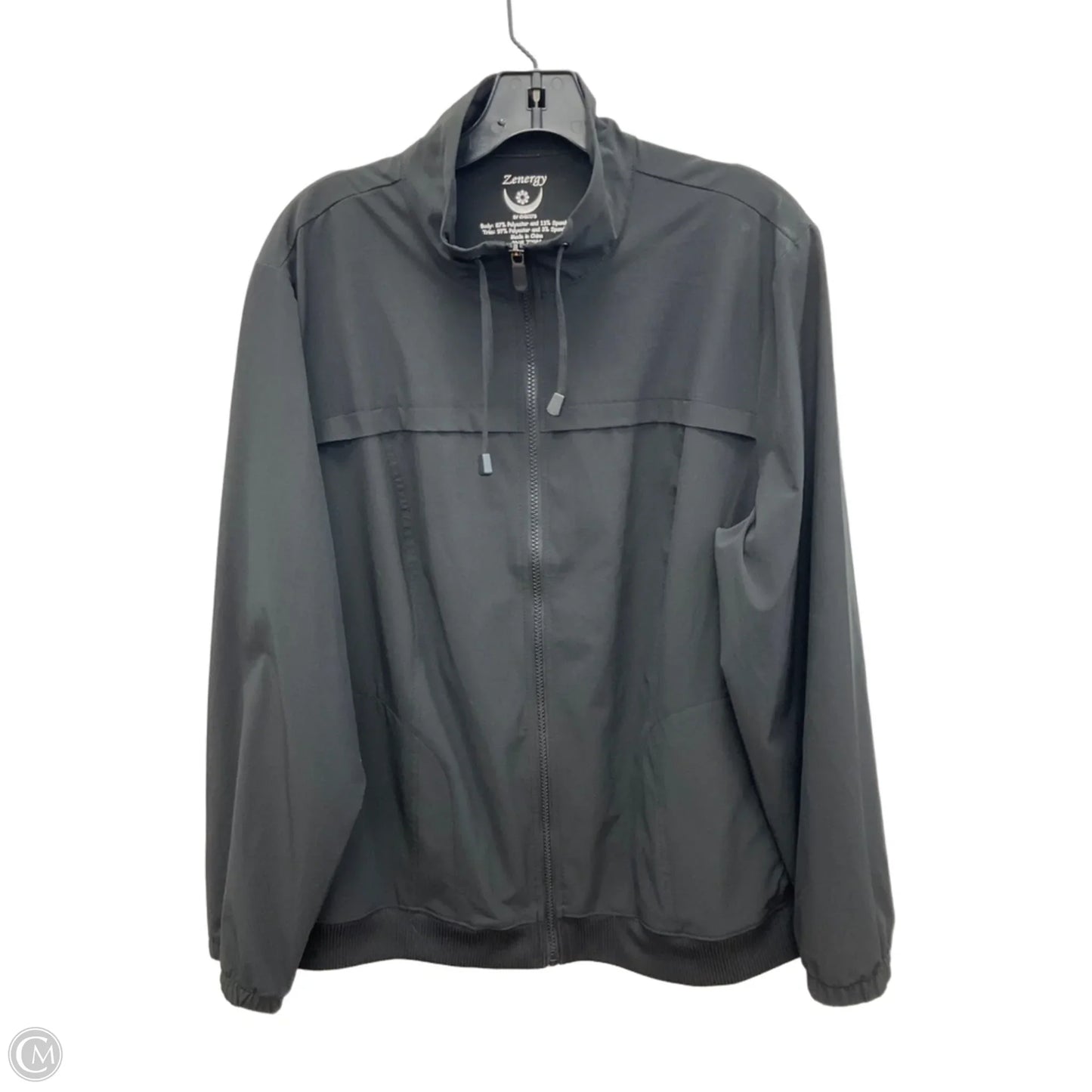 Athletic Jacket By Zenergy By Chicos In Black, Size: Xl