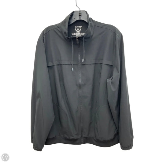 Athletic Jacket By Zenergy By Chicos In Black, Size: Xl