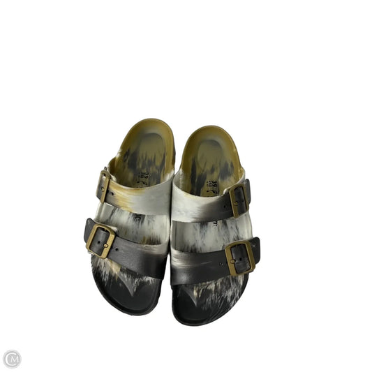 Sandals Flats By Birkenstock In Multi-colored, Size: 8.5