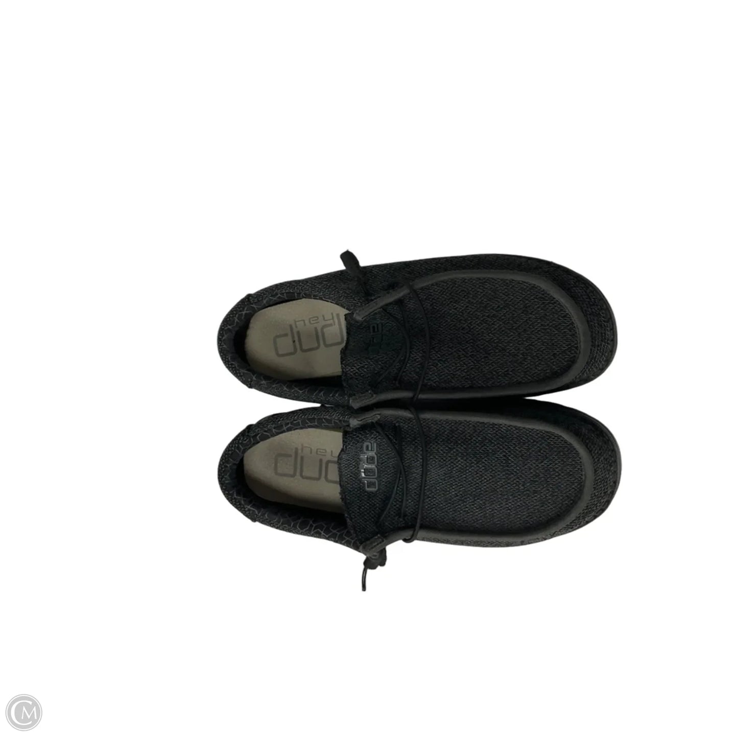 Shoes Flats By Hey Dude In Grey, Size: 10